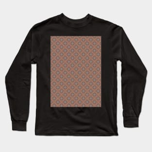 orange and gray circles Long Sleeve T-Shirt